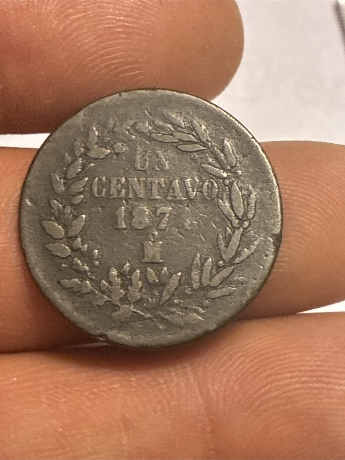 1874 Mexico 1 Centavo