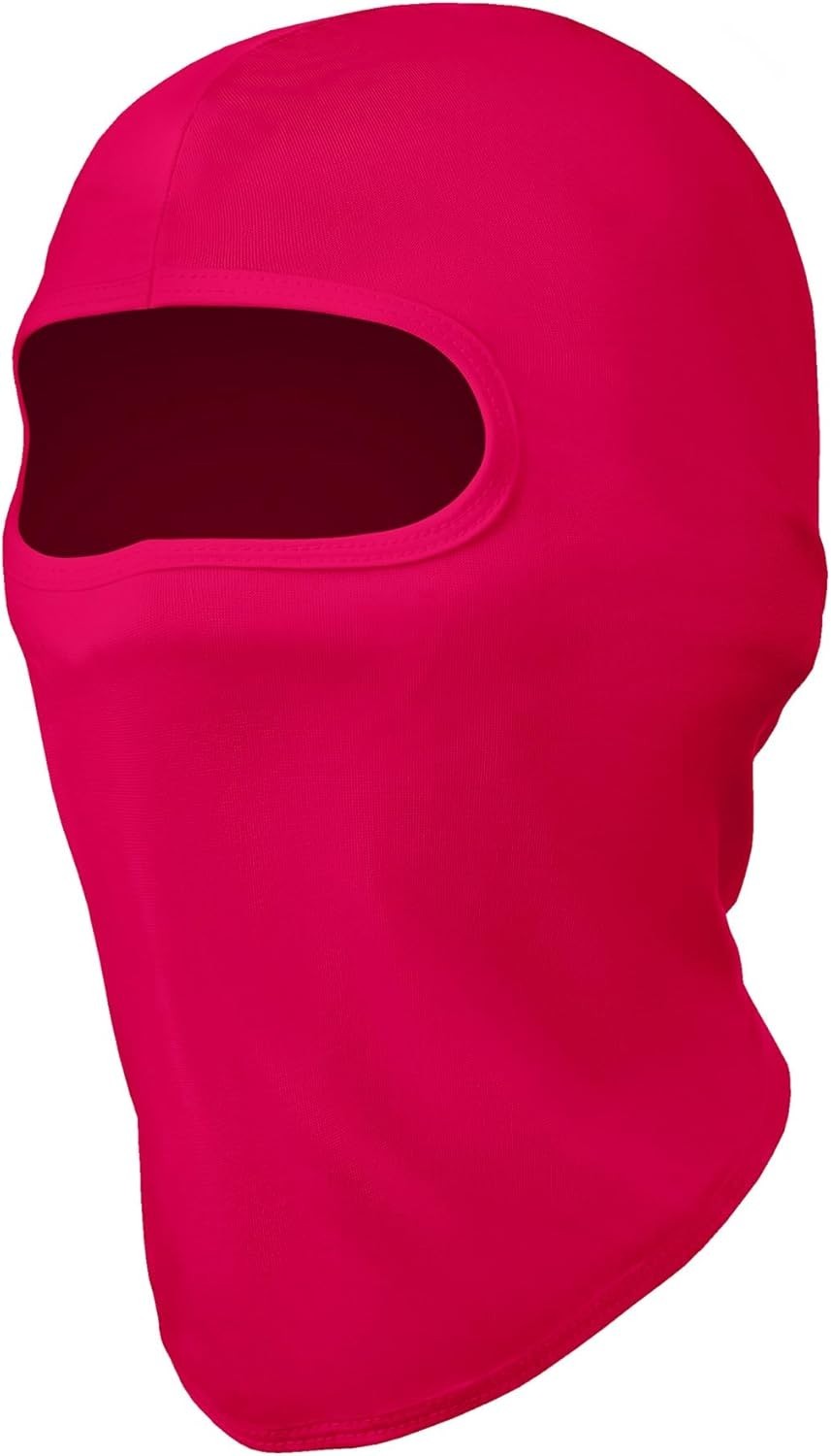 Comfortable Red Balaclava Face Mask - UV & Wind Protection for Active Lifestyles