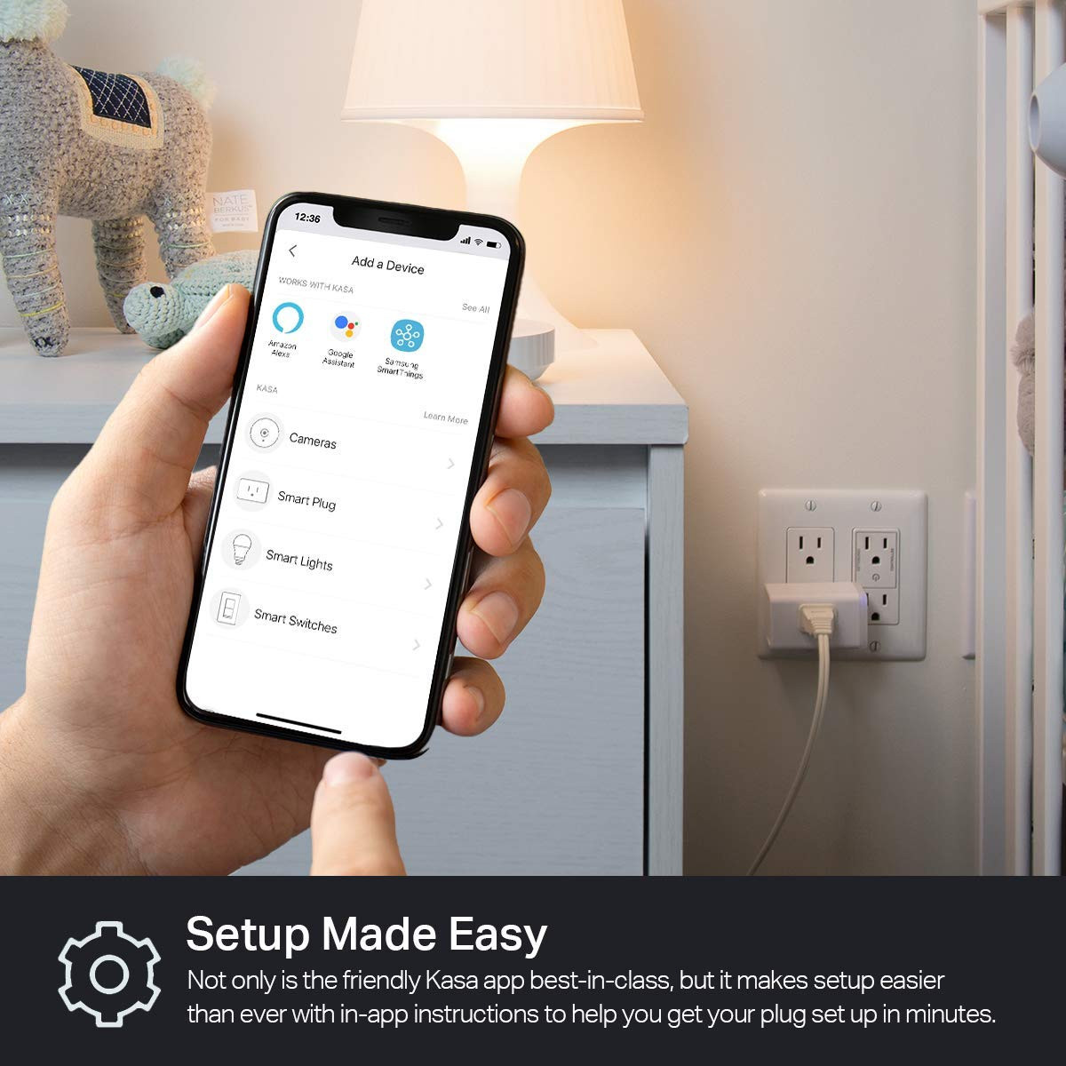 Plug HS103P2, Smart Home Wi-Fi Outlet Works with Alexa, Echo, Google Home & I...