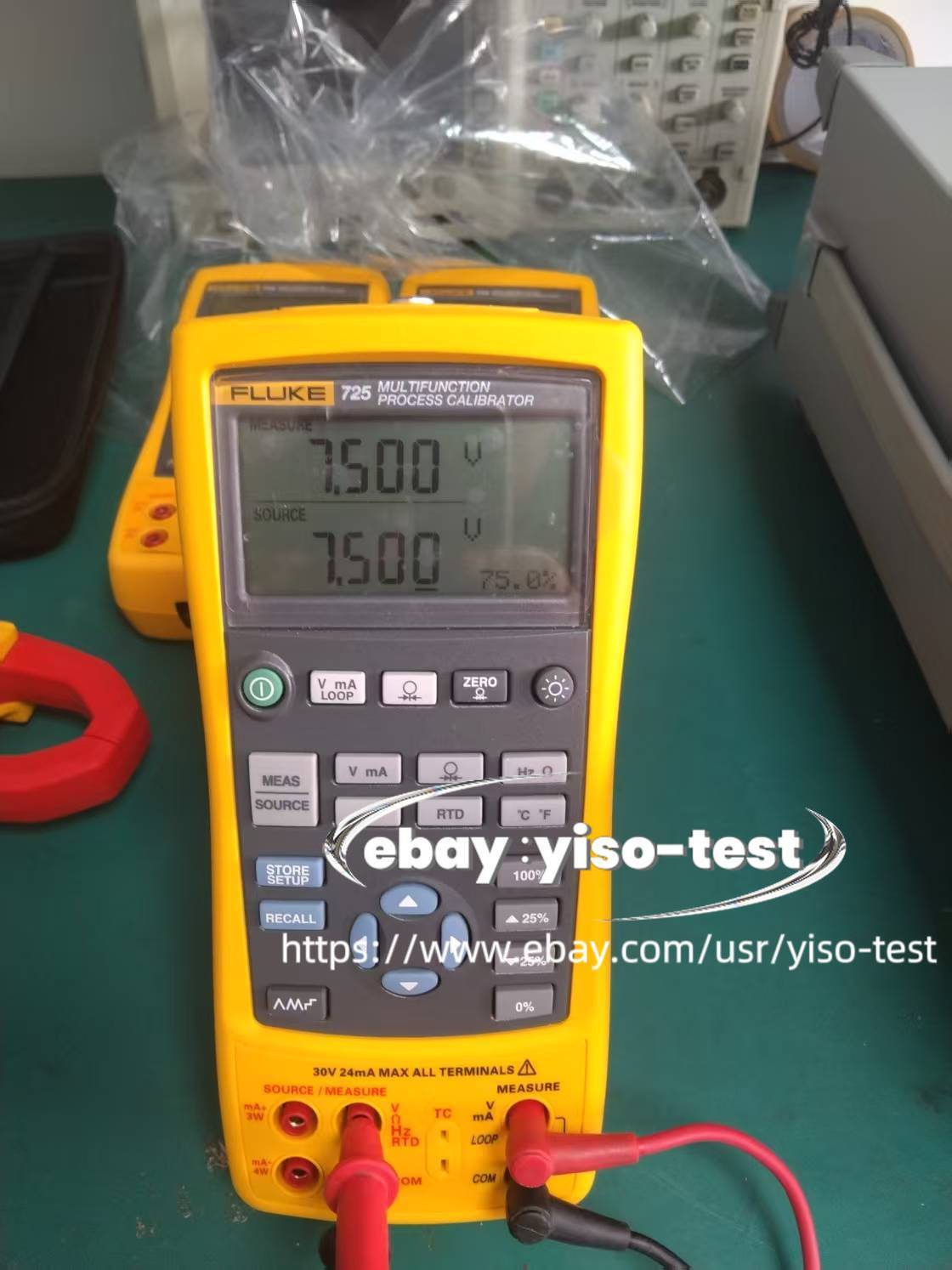 1PCS Fluke 725 Multifunction Process Calibrator Calibrated / tested good/working