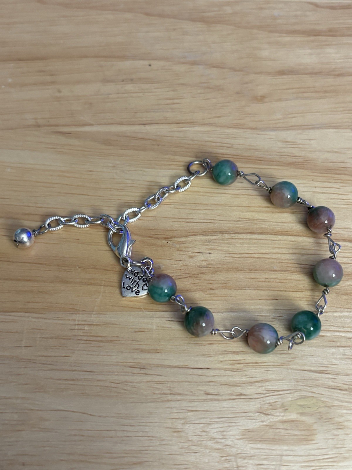 Adjustable Candy Jade Bracelet By Tessa’s TreasuresLLC