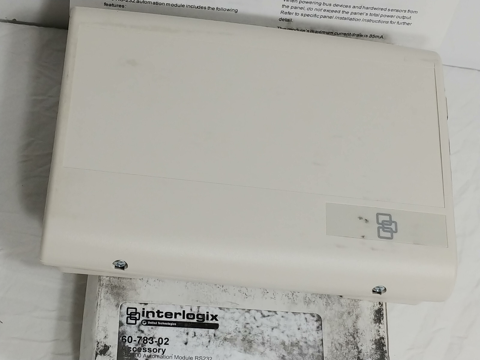 Interlogix 60-783-02 Accessory SB2000 Automation Module RS232