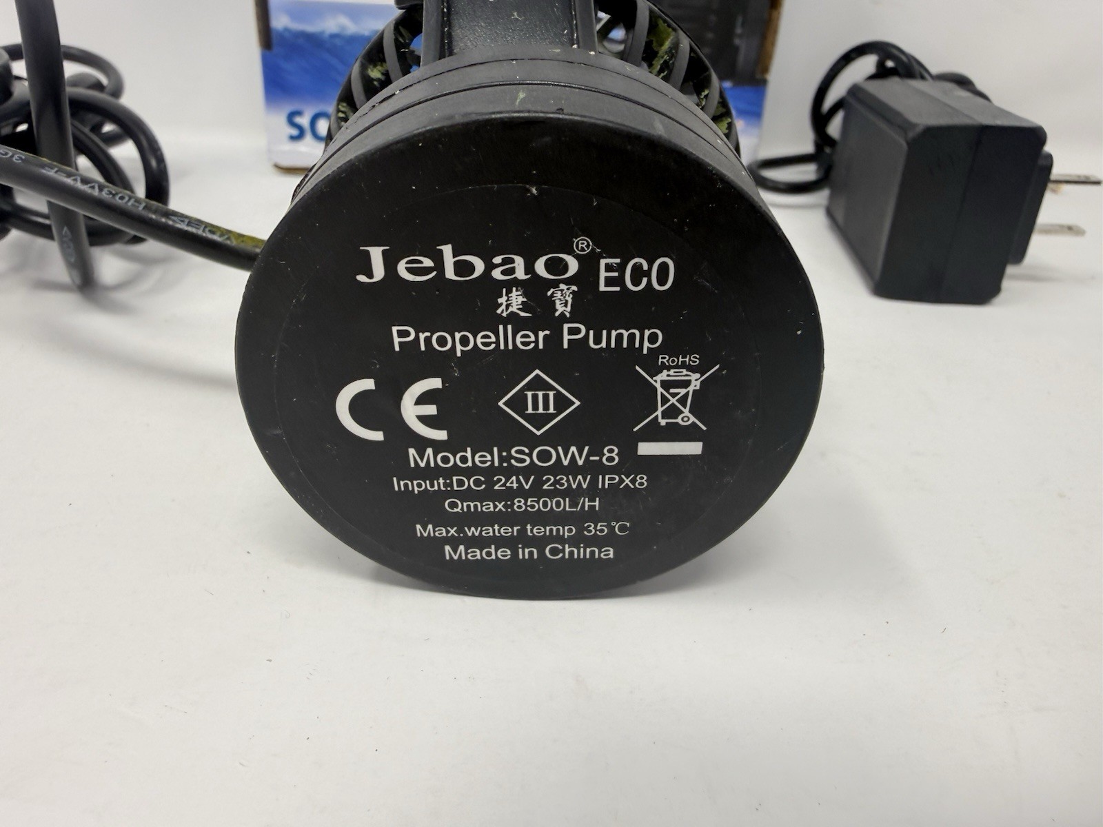 Jecod SOW-8 SINE WAVEMAKER PUMP W/ CONTROLLER 700-8,500 L/hr