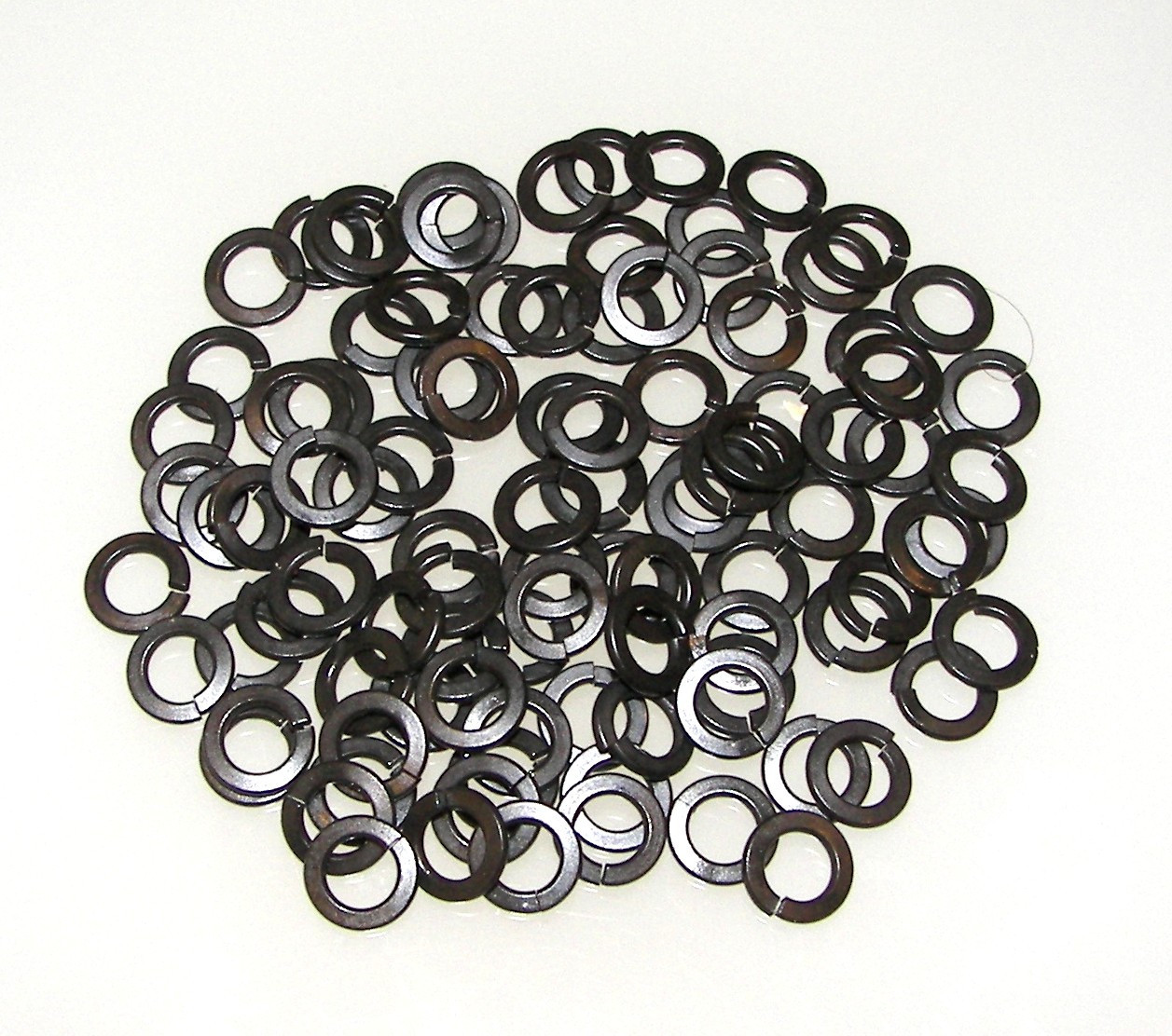 Tattoo Machine 100 #8 Black Lock Washers, Binder Parts