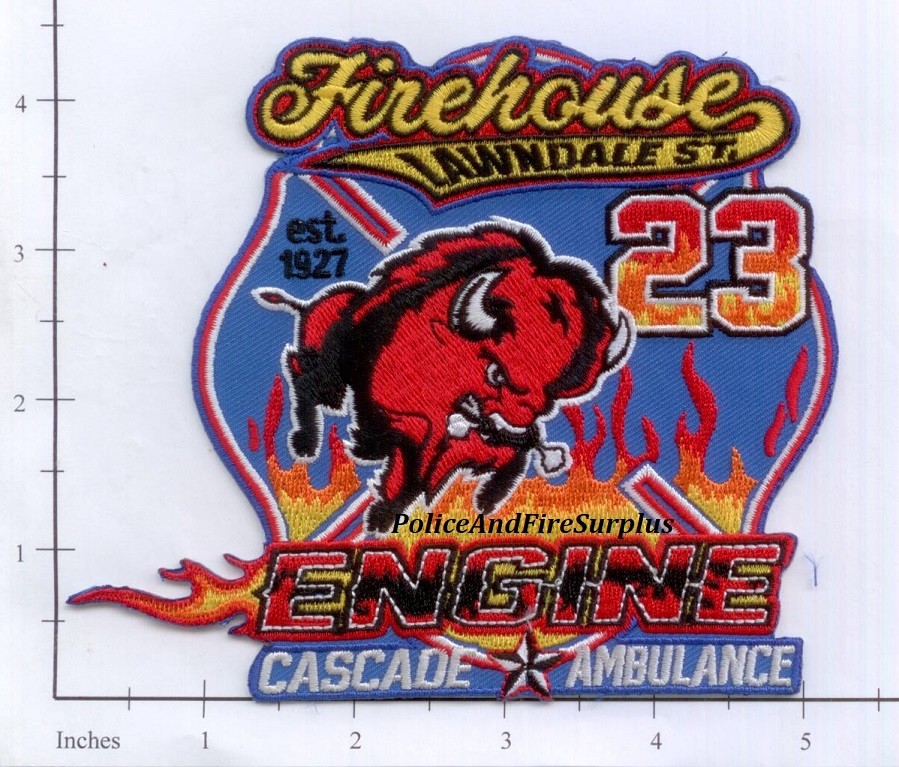 Texas - Houston Station 23 TX Fire Dept Patch - Lawndale St - Buffalo