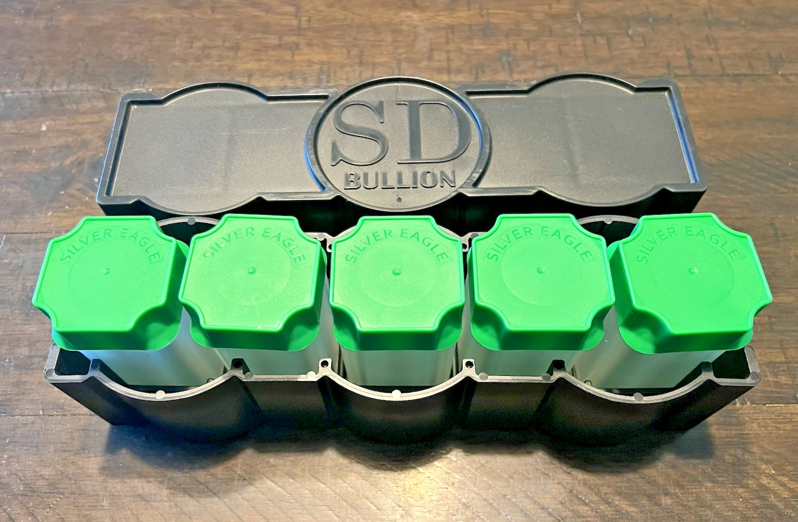 SD Bullion Mini-Monster Box - W/ (5) Empty Square Guardhouse Silver Eagle Tubes