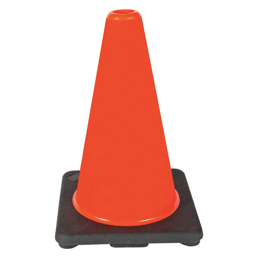 GRAINGER APPROVED 6FGZ0 Traffic Cone,12In,Orange 6FGZ0