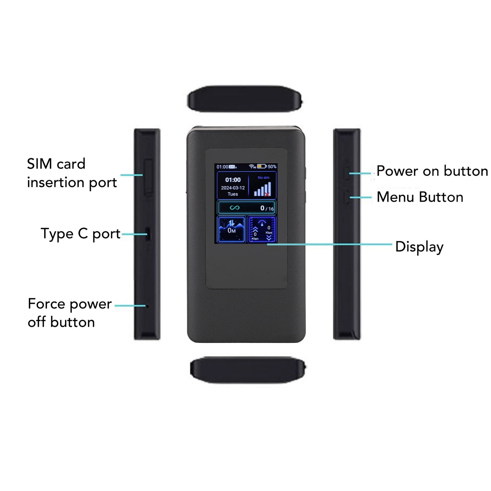 5G Portable Mobile Hotspot High Speed Network For Live Gaming Trending