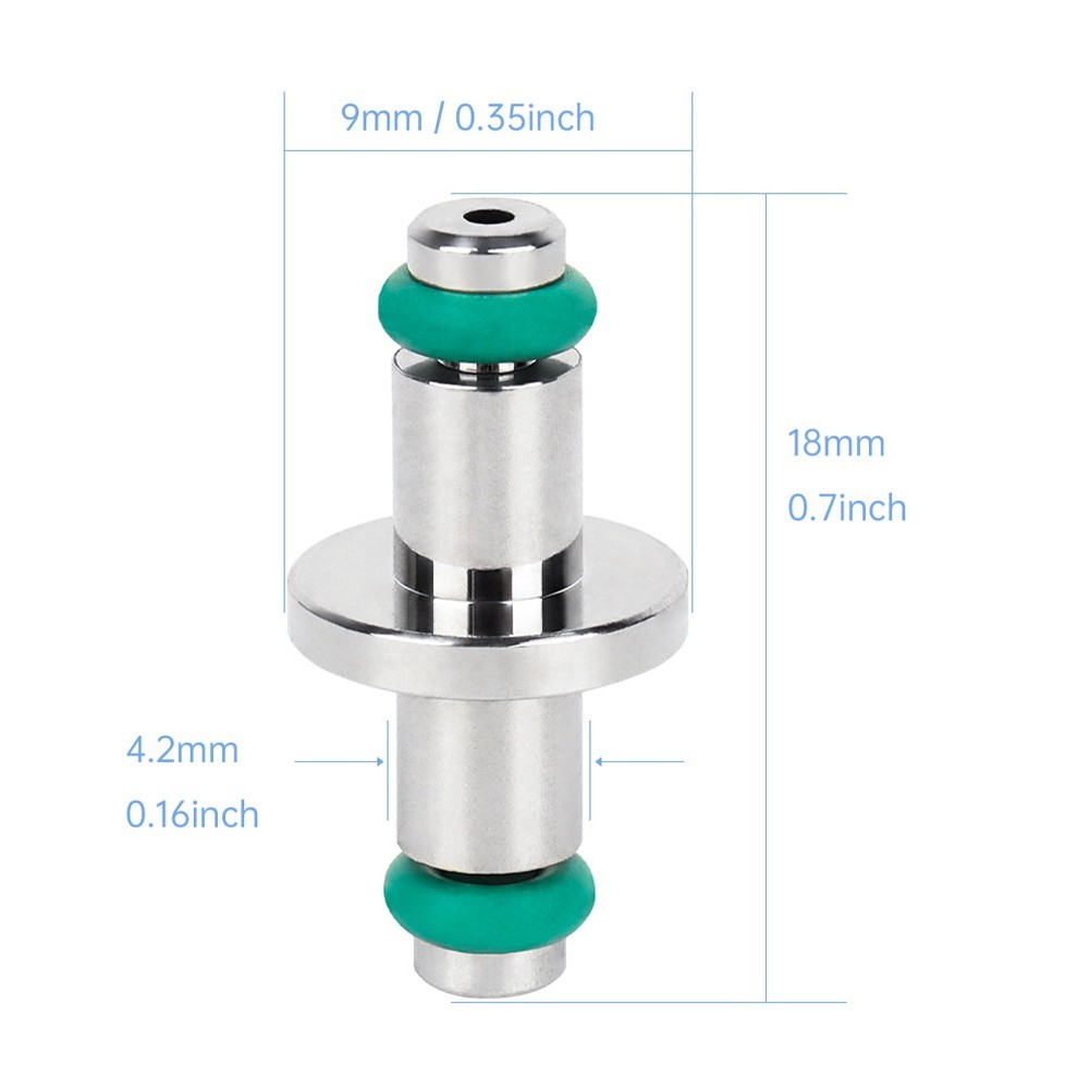 High Performance Vent Valve Core for Technical and Recreational Diving