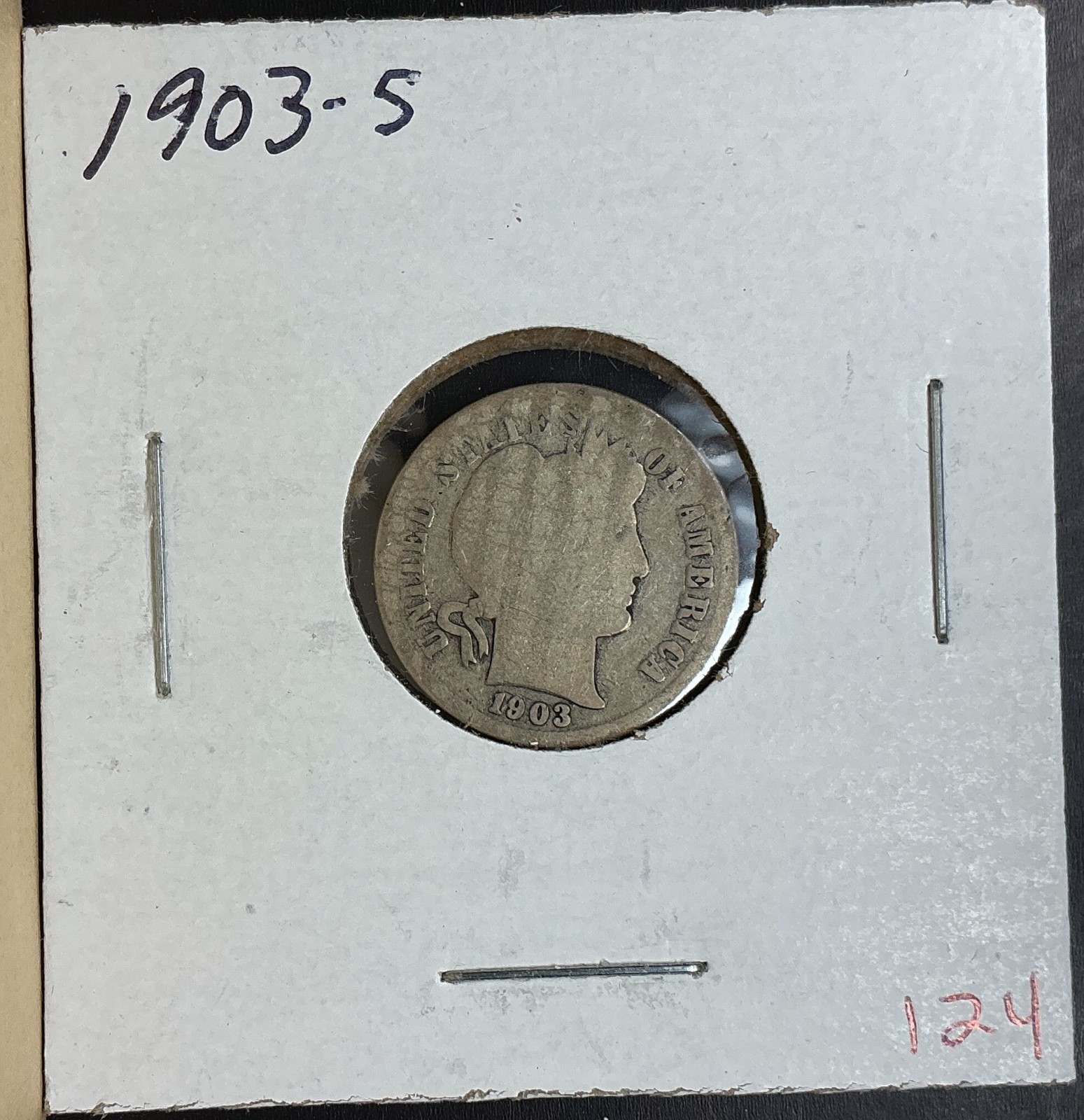 1903-S Barber Liberty Dime rare KEY date silver collection great coin