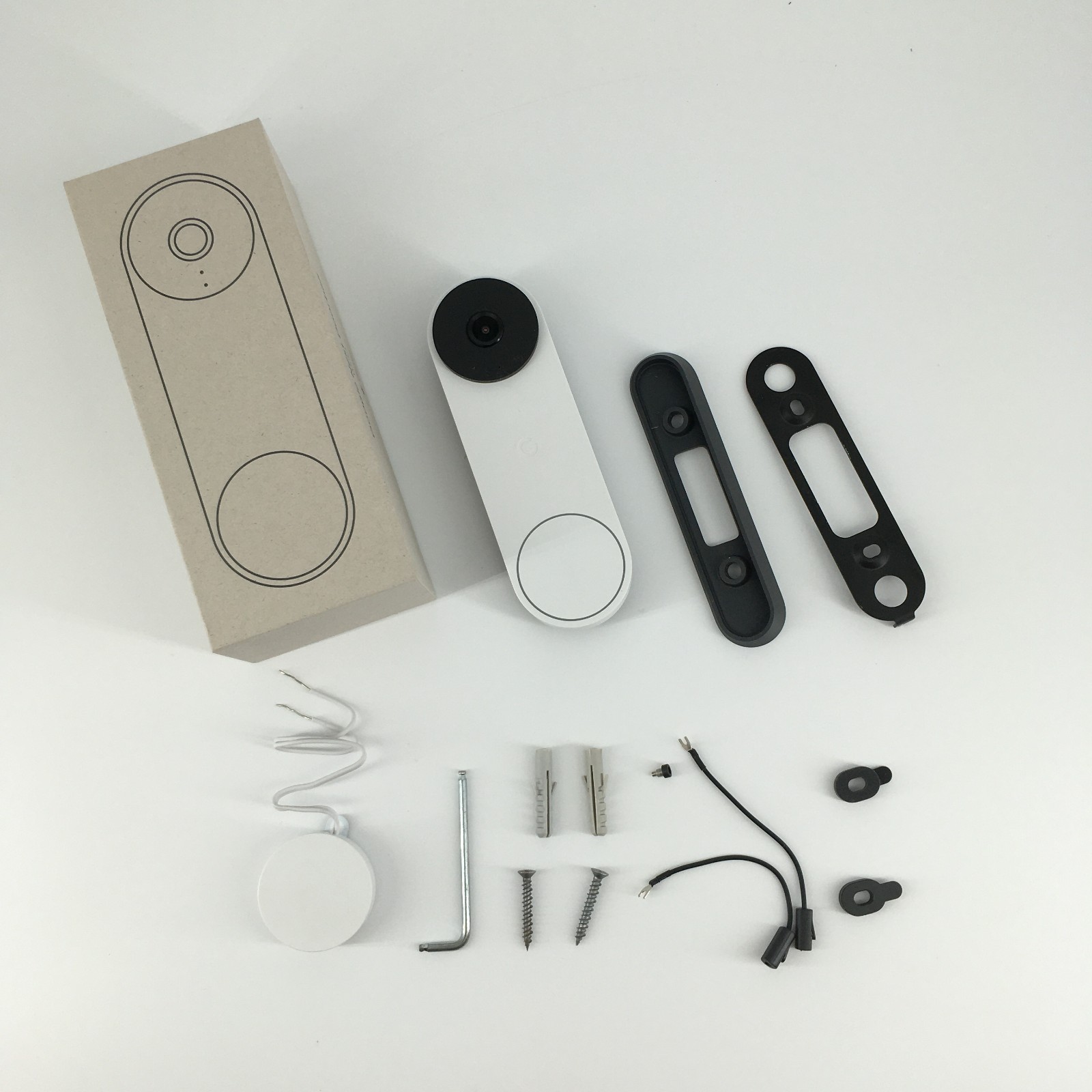Google Nest Doorbell (Wired, 3rd Gen) - 2025 Model - Snow