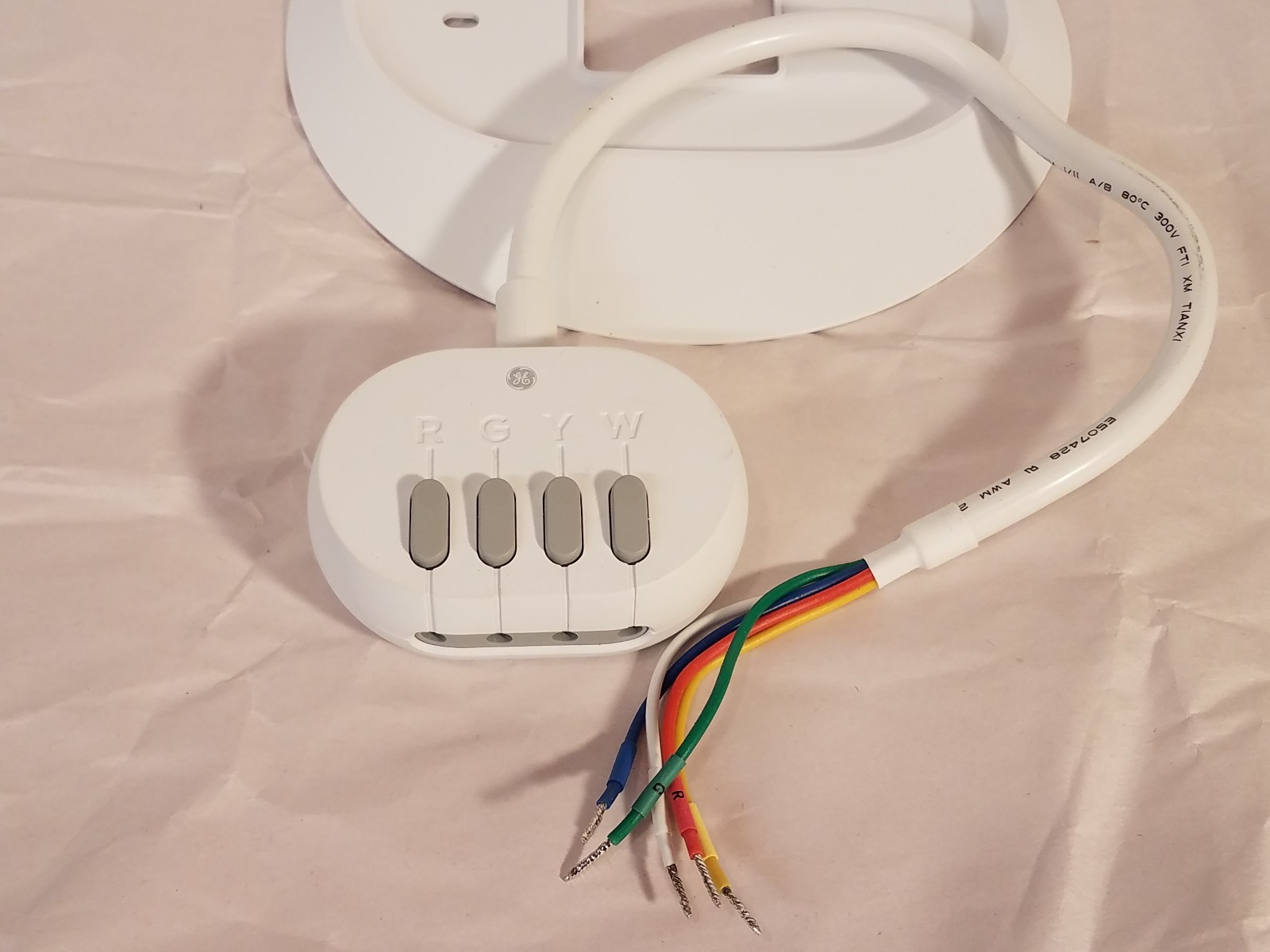 GE CYNC Power Extender Kit plus thermostat backing plate