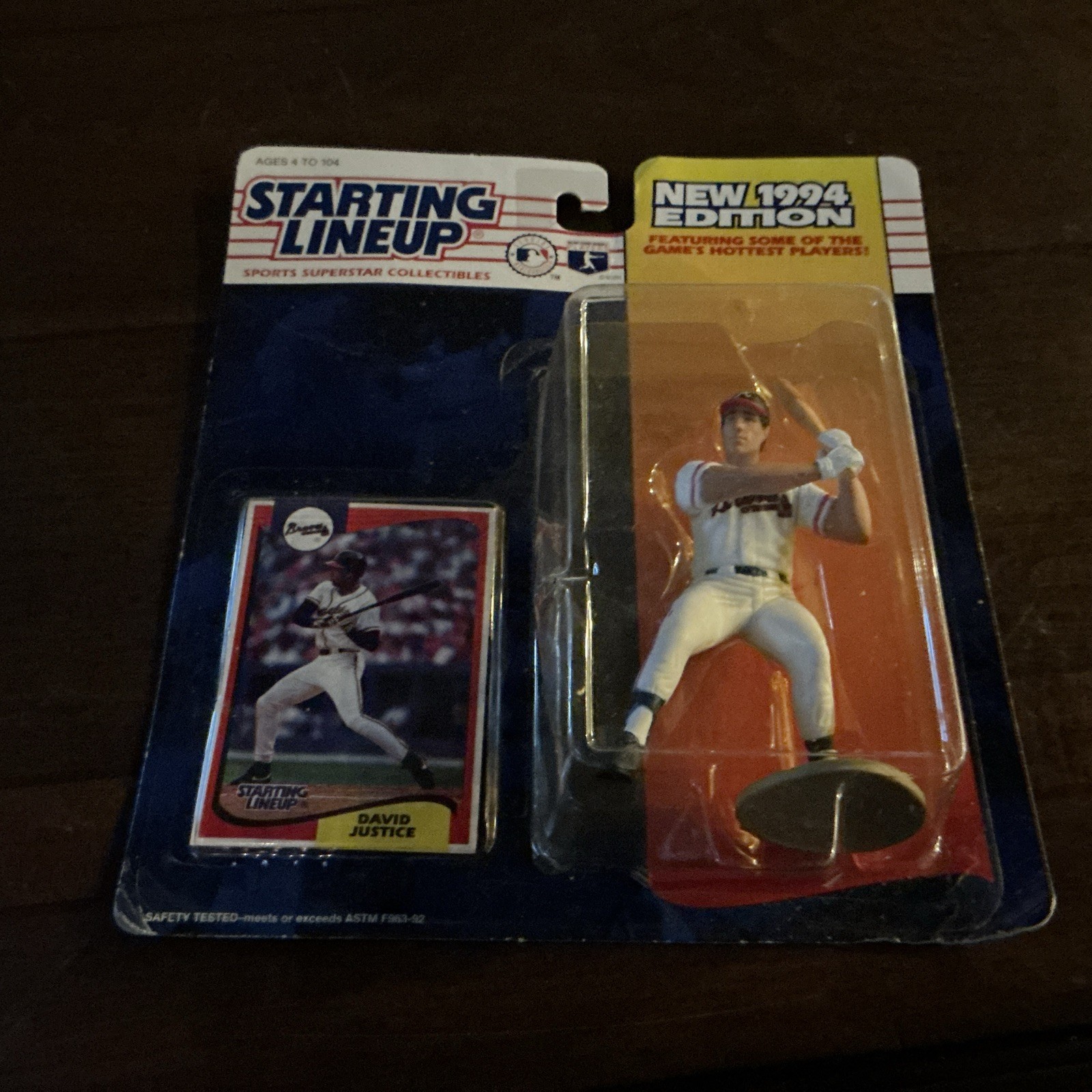 Kenner 1994 David Justice Atlanta Braves MLB Action Figure