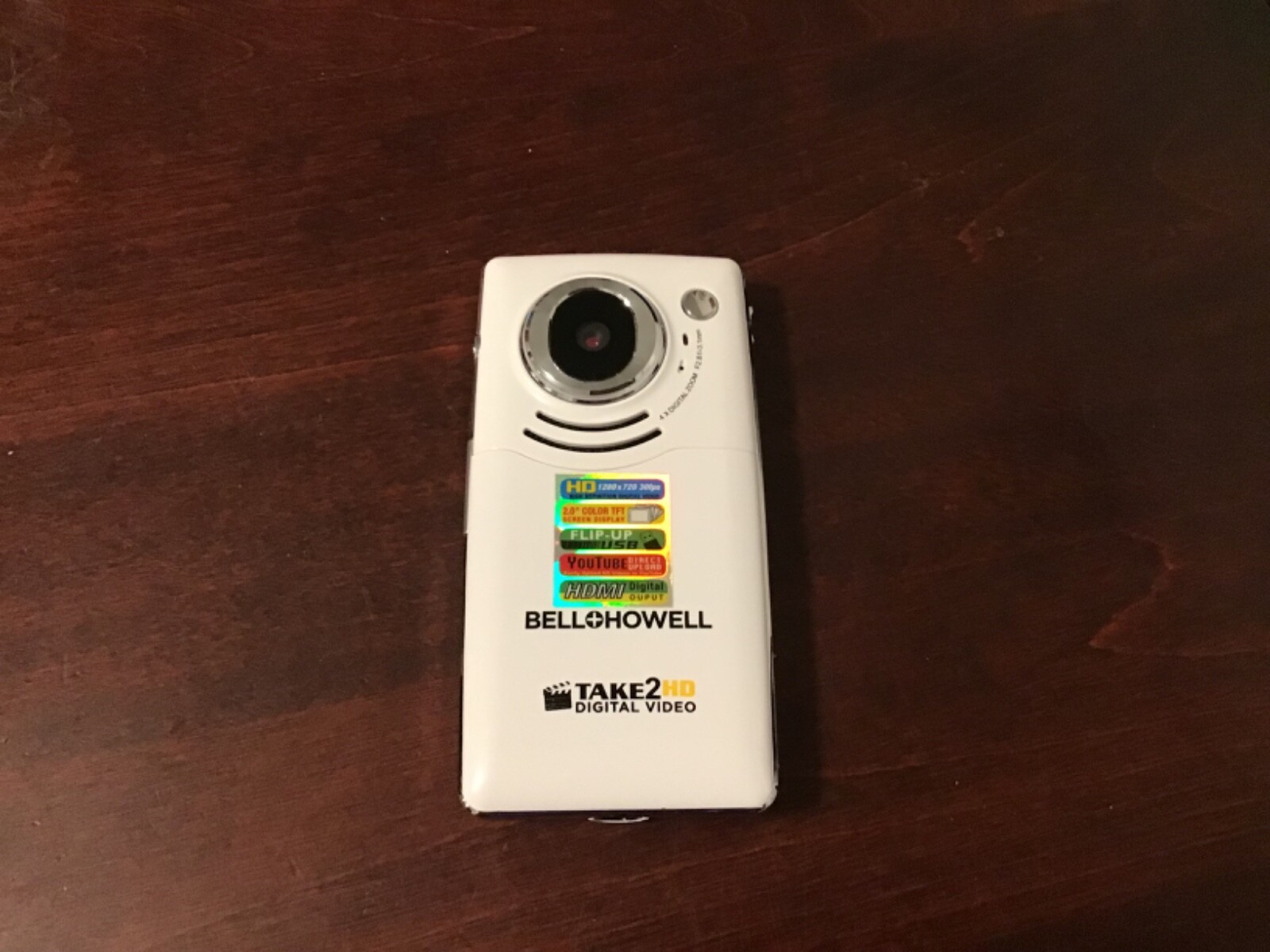 Bell and Howell take 2 hd digital video camera white
