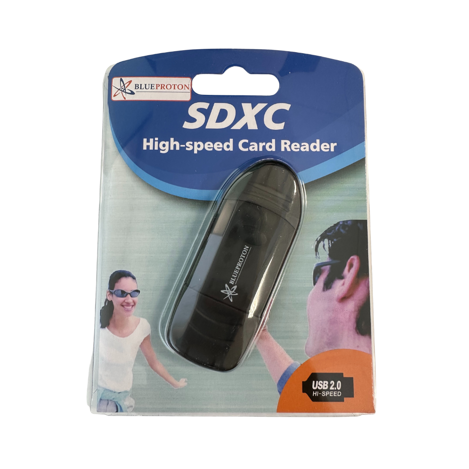 BlueProton SDHC USB Card Reader Writer for SD SDHC (MiniSD MicroSDHC w/ adapter)