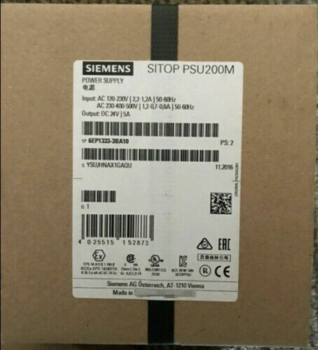 SIEMENS 6EP1333-3BA10 Sitop PSU200M Power Supply 6EP13333BA10 Fast delivery