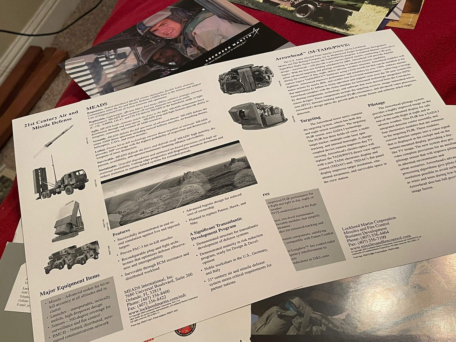 Lockheed Martin Public Relations Pack Anti Tank Missile HIMARS MLRS MEADS Apache