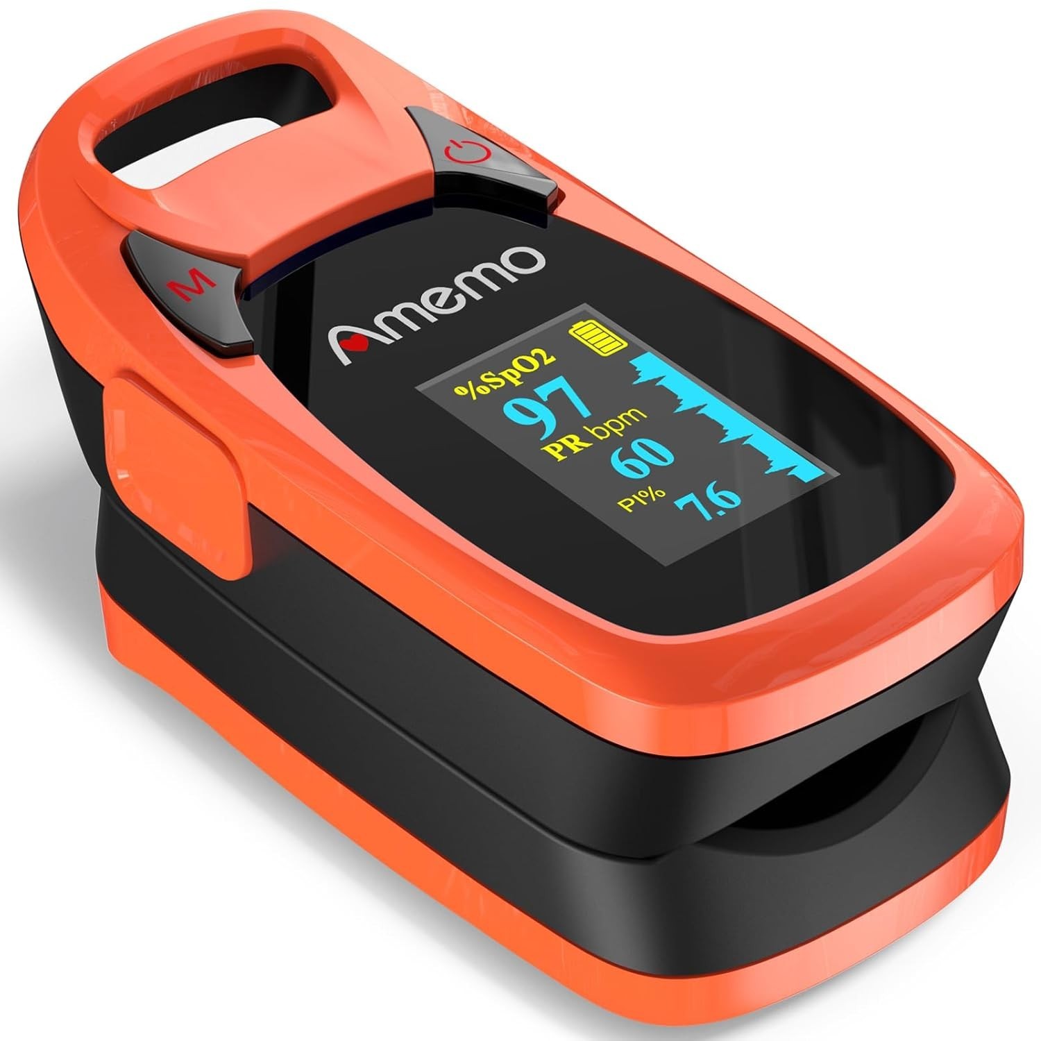 Fast Reading Fingertip Pulse Oximeter for Exercise & Sleep
