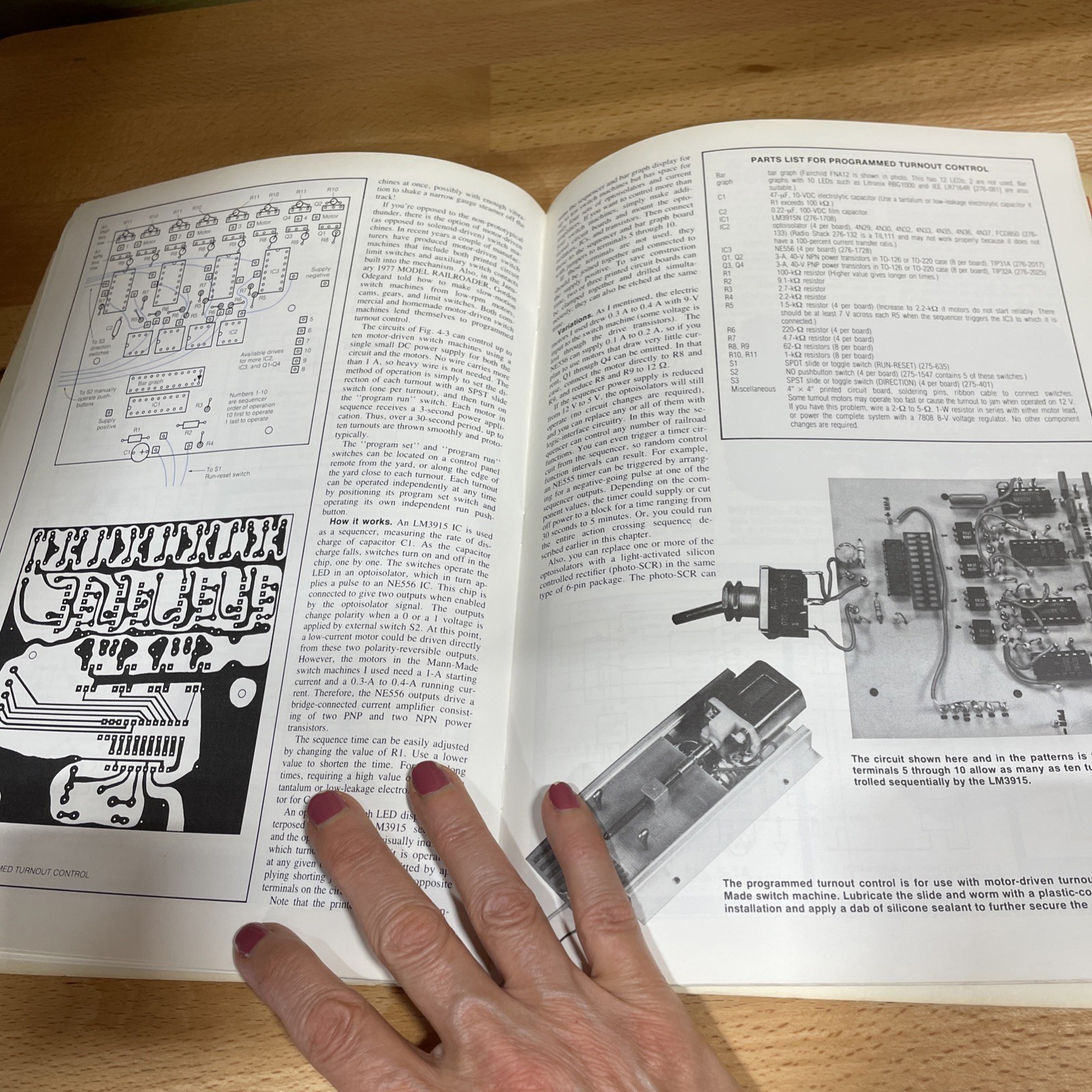 Electronic Projects for Model Railroaders by Peter J. Thorne Revised Edition