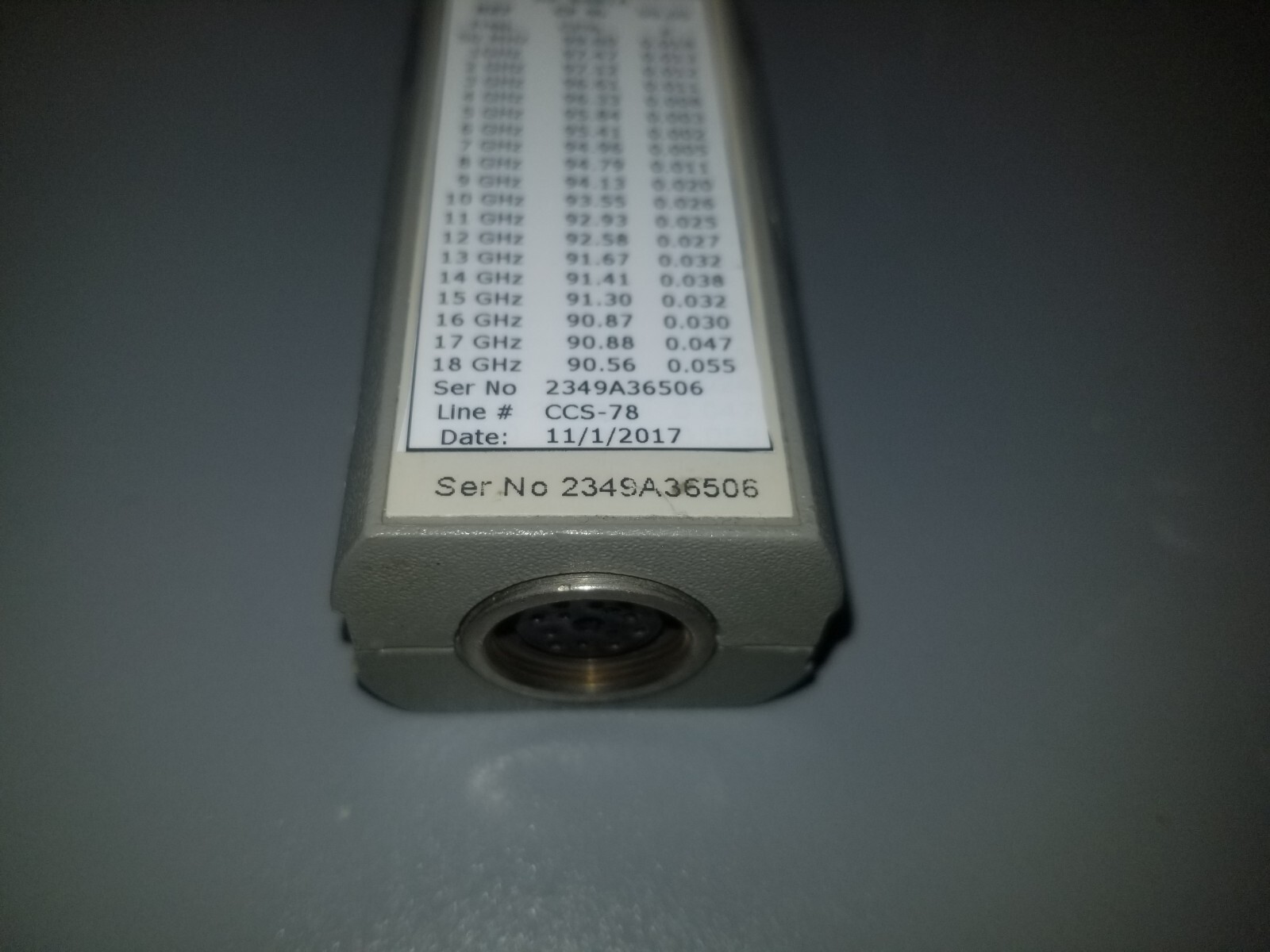AGILENT 8481A RF Power Sensor DEFECTIVE