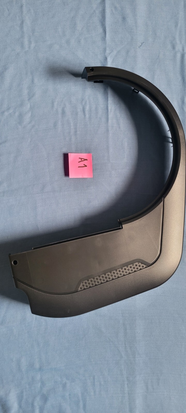 1002584-2400 Life Fitness SHROUD: REAR, UPPER, LEFT, CHARCOAL GRAY