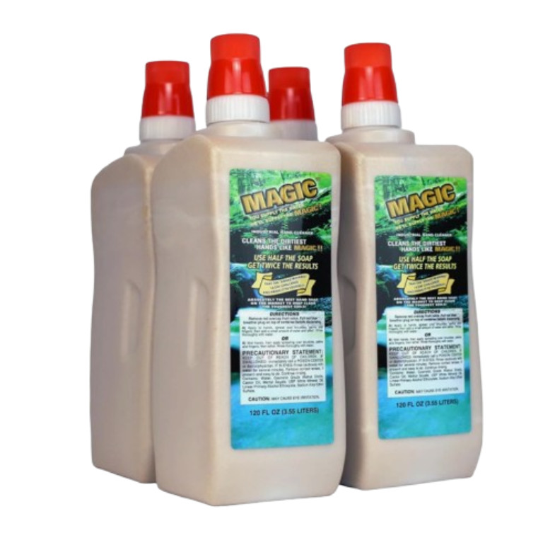 ZENEX MAGIC HAND SOAP 4 PACK CASE CLEANER FOR AUTO MECHANICS SHOP SOAP
