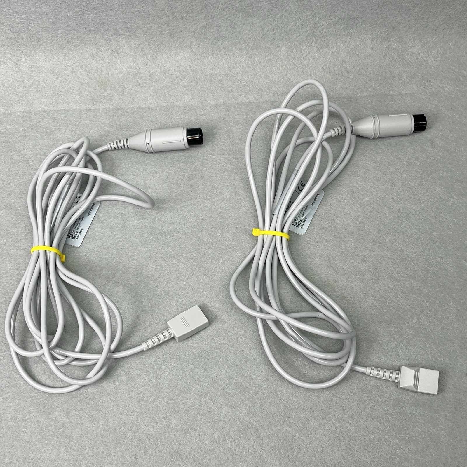 *LOT OF 2* Blood Pressure Monitor Interface Cable 6 pin REF 650-208 Utah Medical