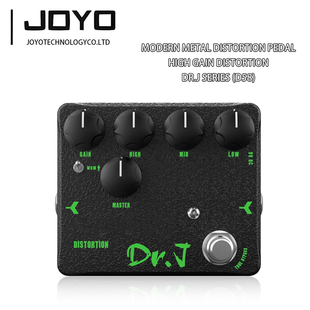 JOYO Modern Metal Distortion Pedal Especially Designed High Gain Distortion D58