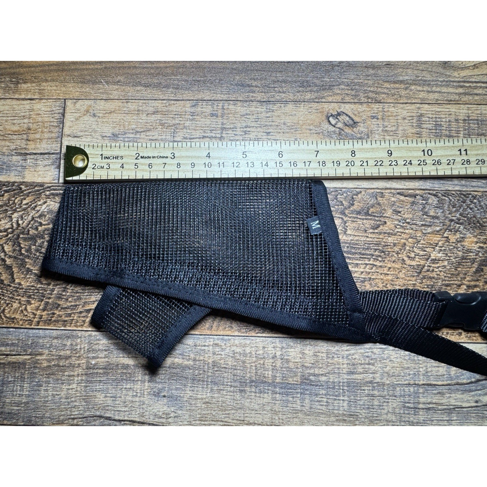 Crazy Felix Mesh Dog Muzzle – Breathable & Adjustable Black