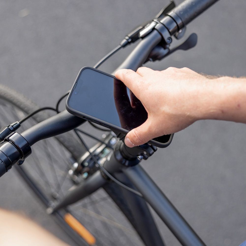 Quad Lock Stem/Handlebar Bike Mount Kit with iPhone MAG Case