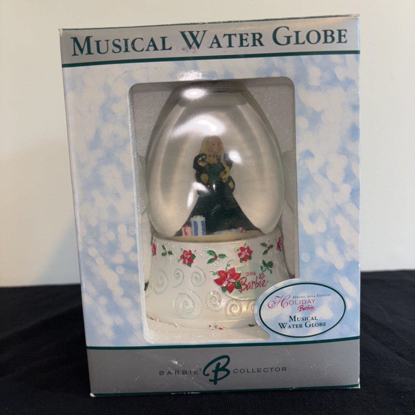 Barbie Winter Wonderland Musical Glitter Snow Globe 2004