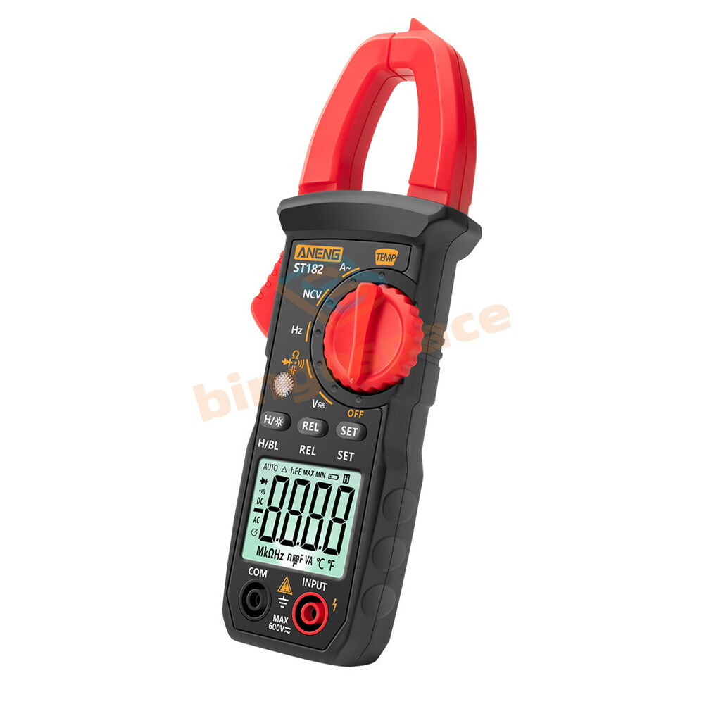 ANENG Digital Clamp Meter AC DC Current Multimeter Ammeter Voltage Tester ST183