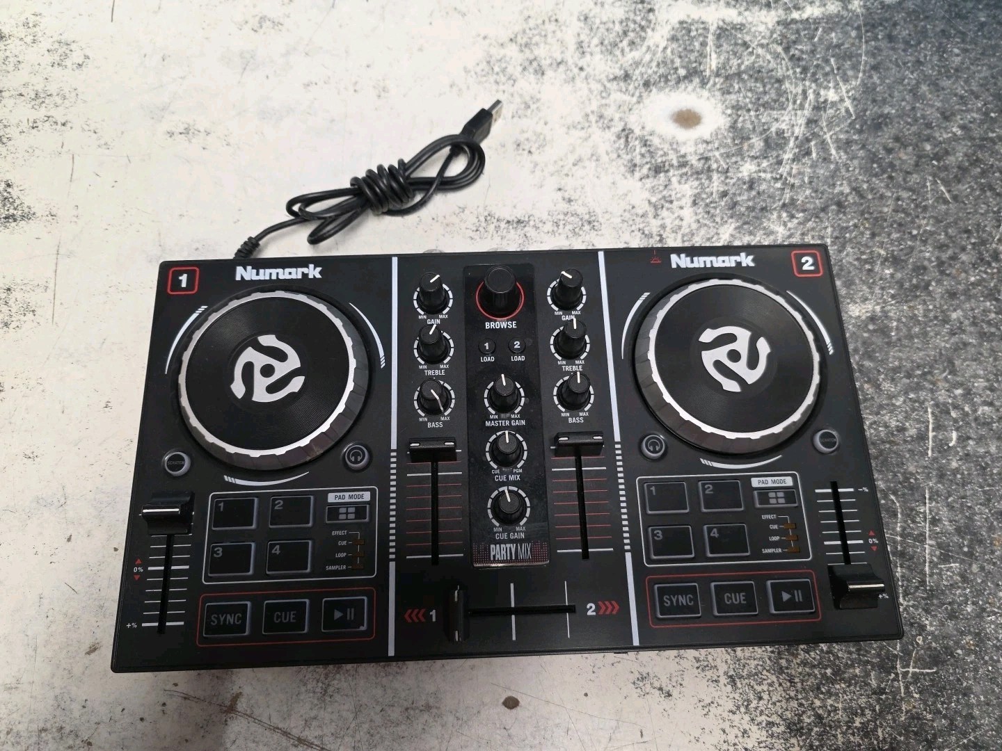 Numark Party Mix DJ Controller With Built-in Light Show