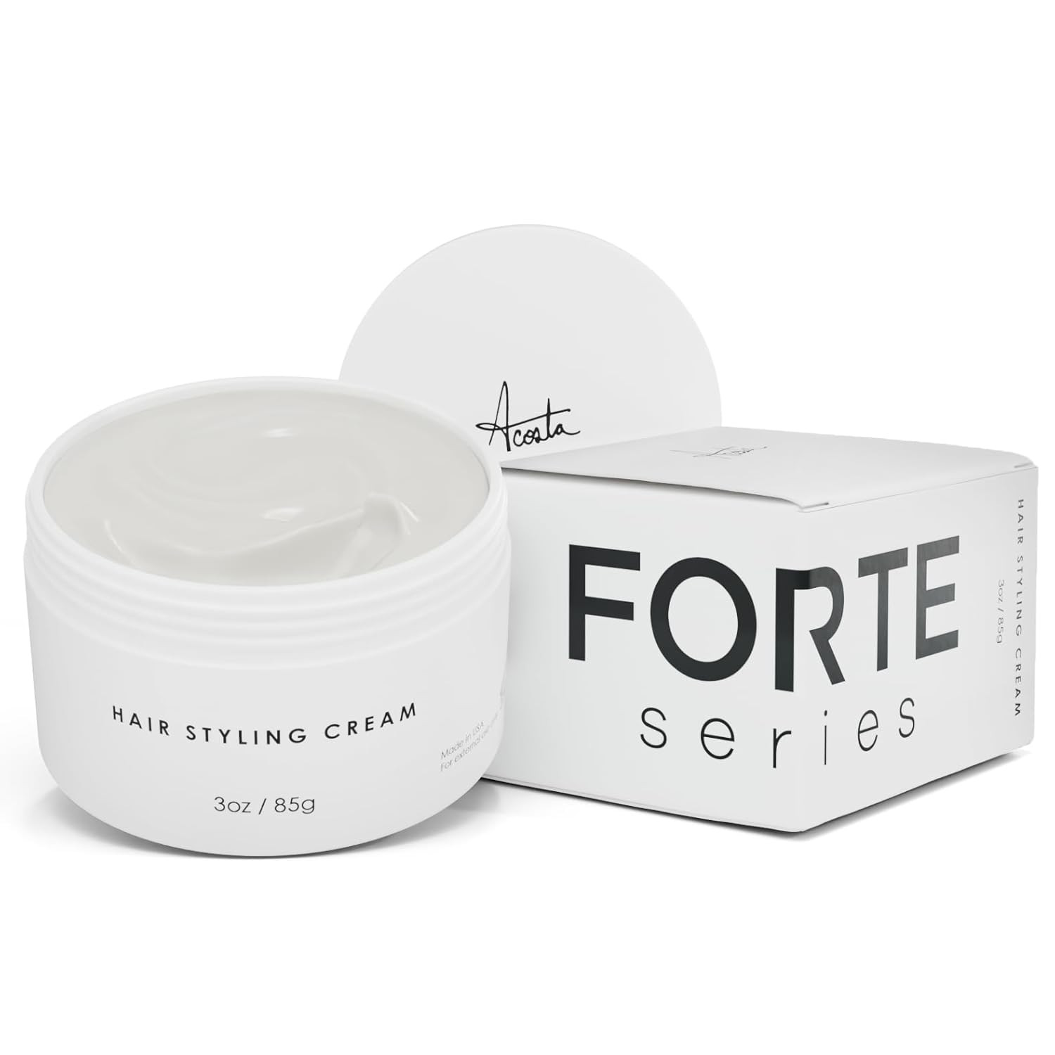 Forte Series Hair Styling Cream, 3 Oz, Medium Hold, Light Cream, Volumizing & Th