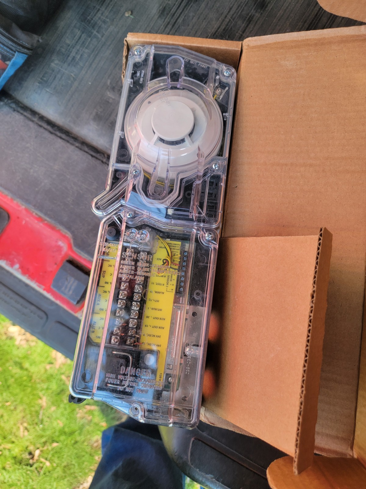 D4120 Two-System Sensor 4-Wire Photoelectric Duct Smoke Detector