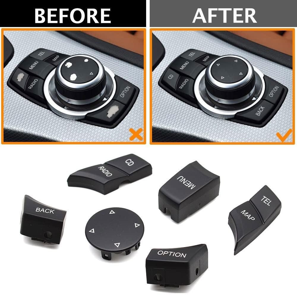 CIC IDrive Multi-Media Knob Menu Button Switch for 1 3 5 X1 X5 X6 E Series E87 E