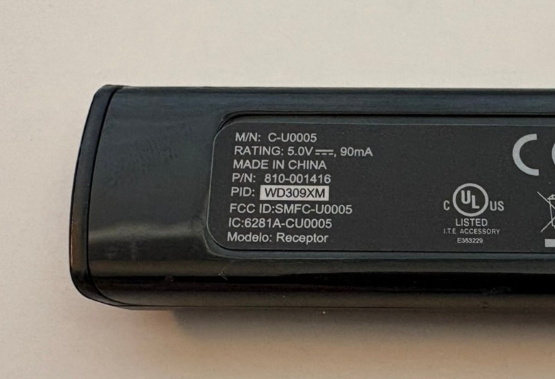 Logitech C-U0005 USB Dongle Only for R400 Laser Presentation