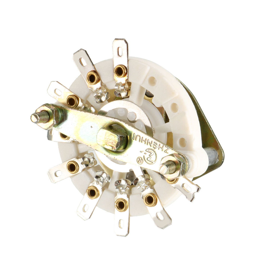 1P8T 1 Pole 8 Position Selectable 1 Deck Band Channel Rotary Switch Selector