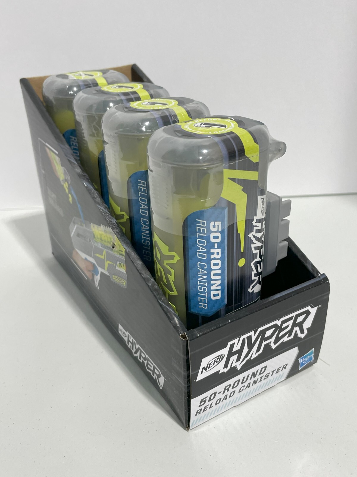 Nerf Hyper 50-Round Refill Reload Canister - 4 Pack Rounds [Total Rounds = 200]
