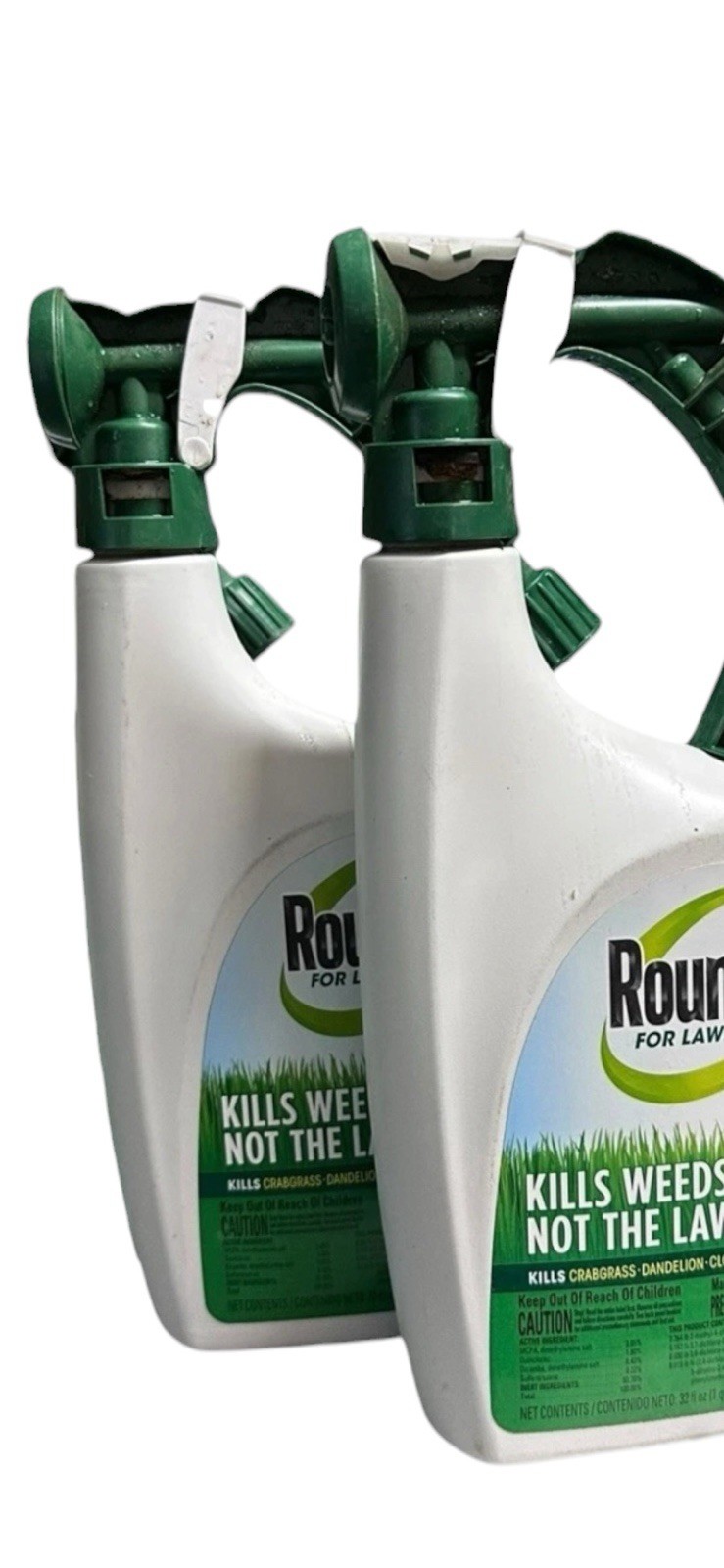 Lot of 2 Roundup For Lawns 3 Dual Action Ready-to-Spray 32oz - Northern Formula