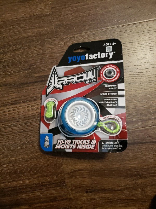 YoYoFactory Arrow Elite YoYo Blue - New With Packaging Damage