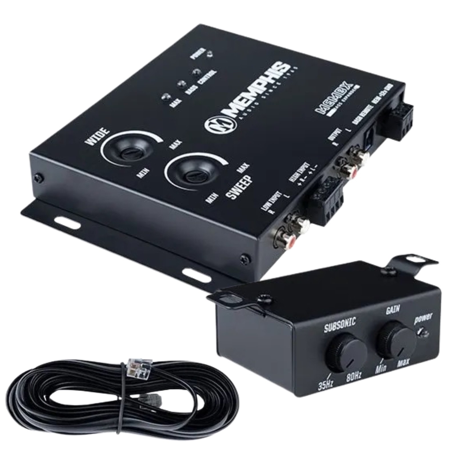 Memphis  MEMBX Bass Expander Digital Processor Epicenter Remote Control 9.5V