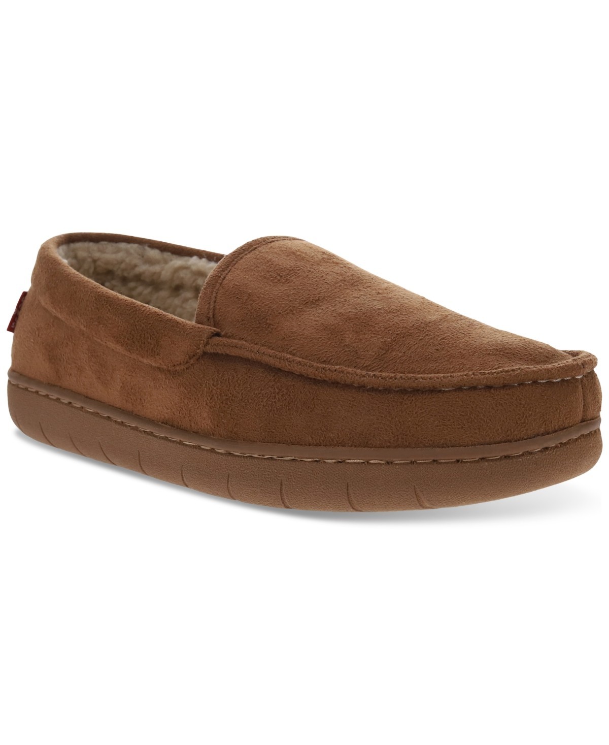Levi's Men's Fields Faux-Sherpa Slippers Tan Medium(8-9)