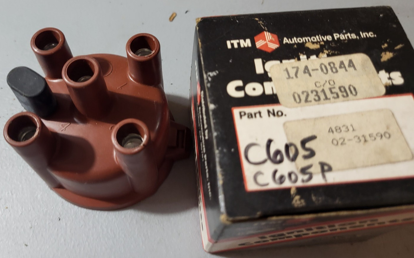 ITM Brand Distributor Cap 174-0844 BWD C999 Beck/Arnley 1740844