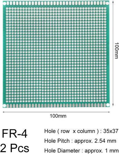 uxcell 10x10cm Single Sided Universal Printed Circuit Board for DIY...