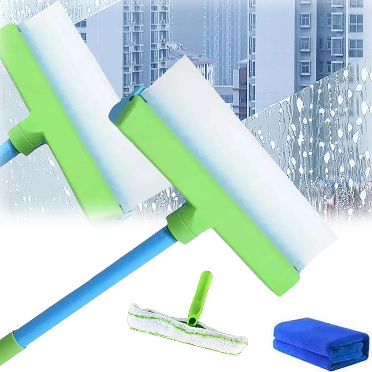Recyclable Silicone Window Squeegee Kit,Window Squeegee Cleaner Kit GN