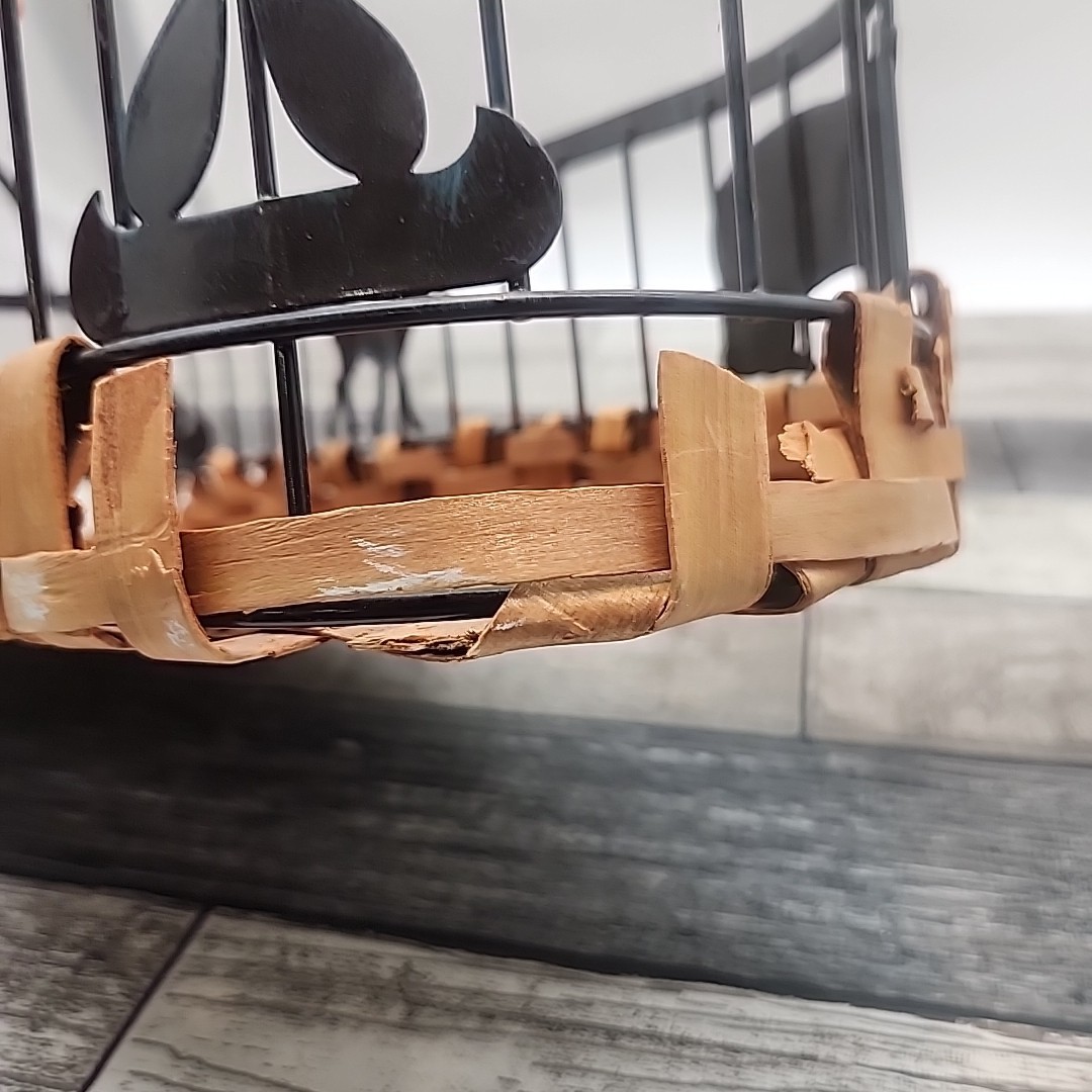 Bear, Moose, and Canoe Basket [22]