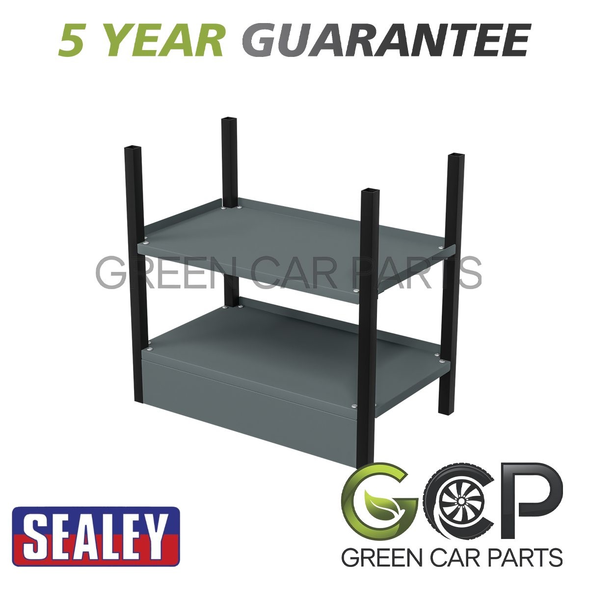 Sealey Modular Storage Base unit 2 Shelves 580mm APMRB1
