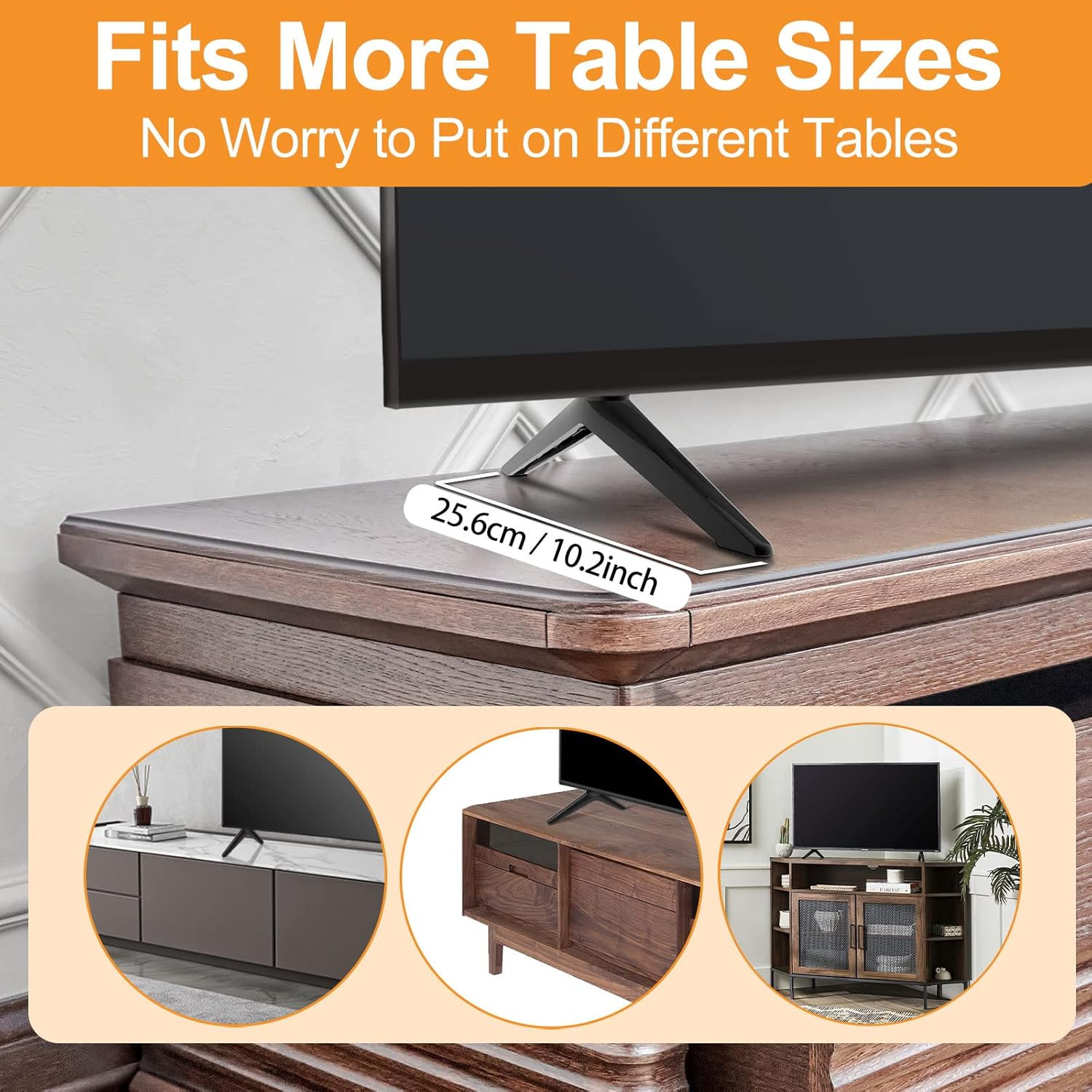 TV Stand Legs for Onn Smart Tv - Only for 42" 50" TV 100068372 100007147 with Sc
