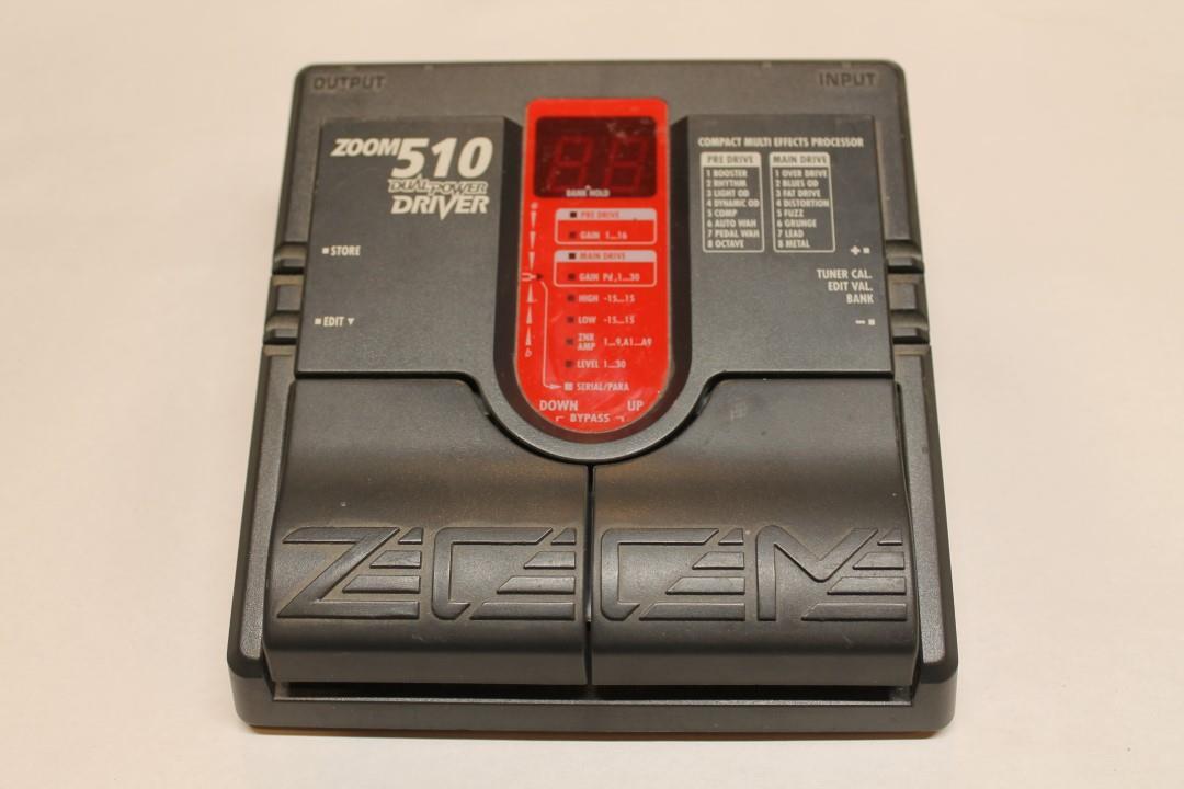Zoom 510 Dual Power Driver Guitar Compact Multi Effects Processor ~